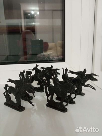 Игрушки СССР солдатики