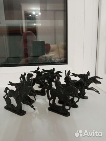 Игрушки СССР солдатики