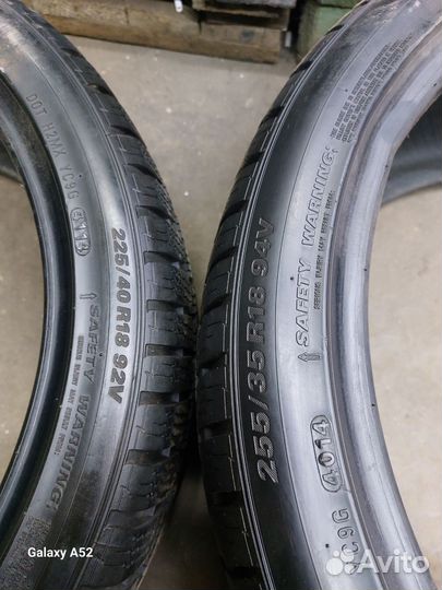 Kumho WinterCraft KW27 225/40 R18 и 255/35 R18 94V