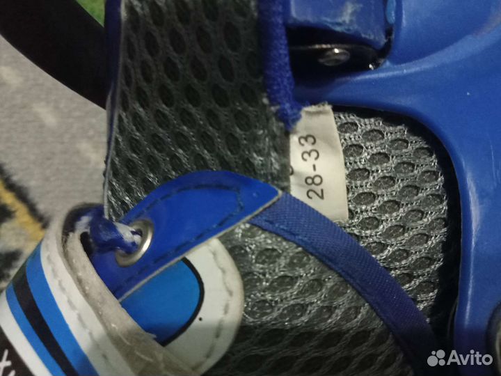 Роликовые коньки детские размер 28-33