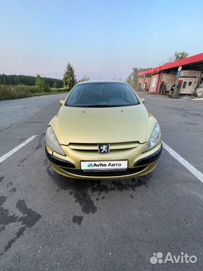 Peugeot 307 1.6 МТ, 2002, 199 000 км