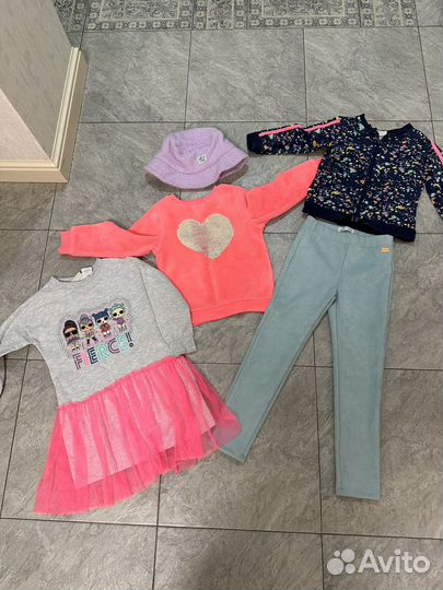 Вещи пакетом на девочку на 5-7 лет