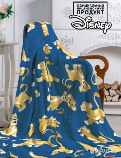 Плед детский с мультгероями