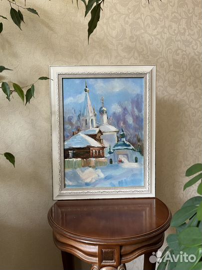 Картины маслом зимние пейзажи