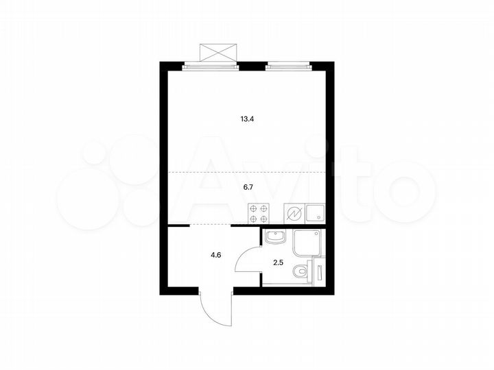 Квартира-студия, 27,2 м², 14/33 эт.
