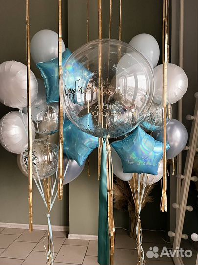 Гелевые шары на выписку