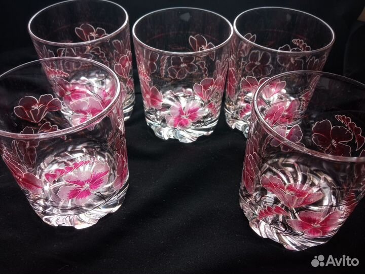 Стаканы для виски Windrose Италия 240 мл 5 штук