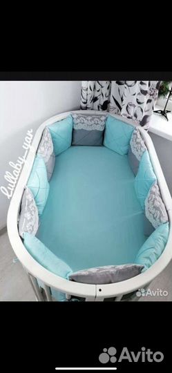 Бортики в кроватку бу