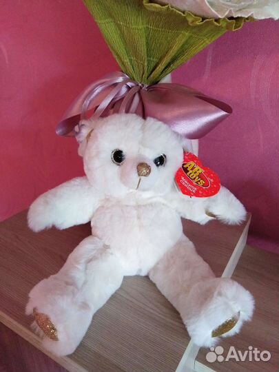 Мягкая игрушка белый медведь