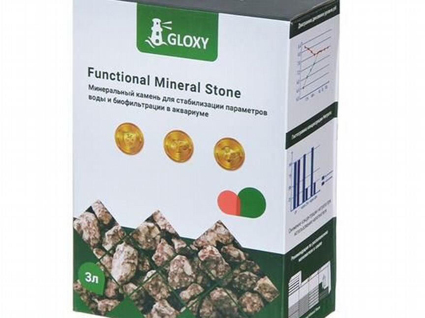 Gloxy Functional Mineral Stone 3л Наполнитель для