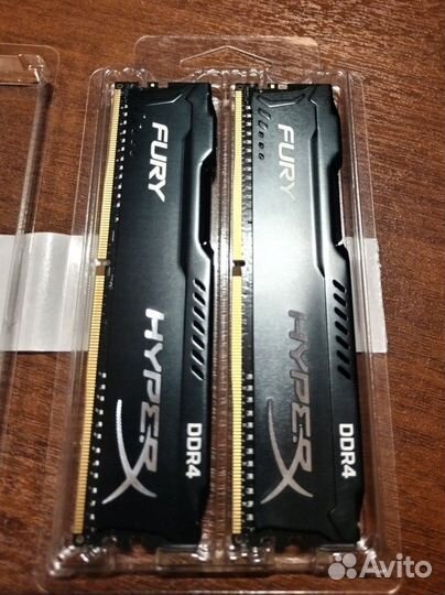 Оперативная память kingston hyperx fury ddr4 16gb