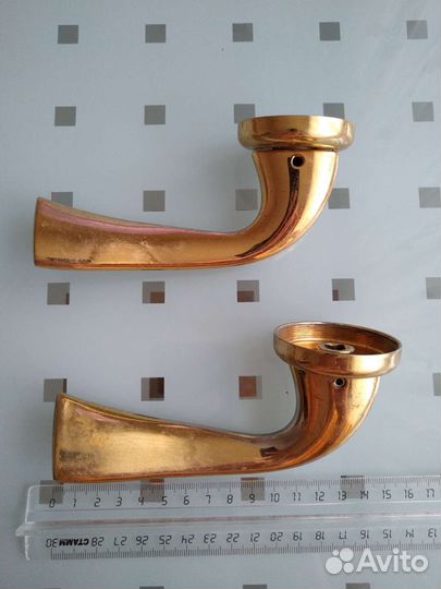 Дверная ручка латунь