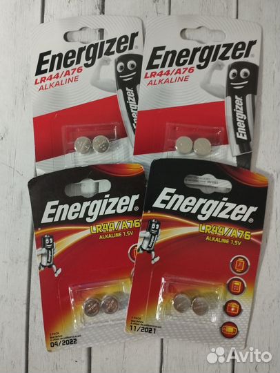 Energizer lr44/A76 2 шт