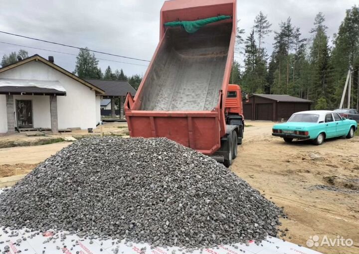 Щебень гравийный 40/70