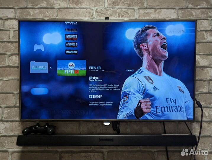 Приставка Sony PS 3 SuperSlim 500гб прошитая+25игр