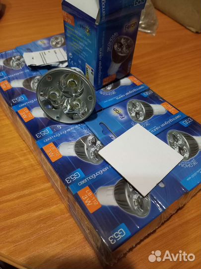 10 шт Светодиодная лампа Feron G5.3 3 Вт