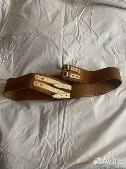 Пояс - корсет фиксирующий кожаный