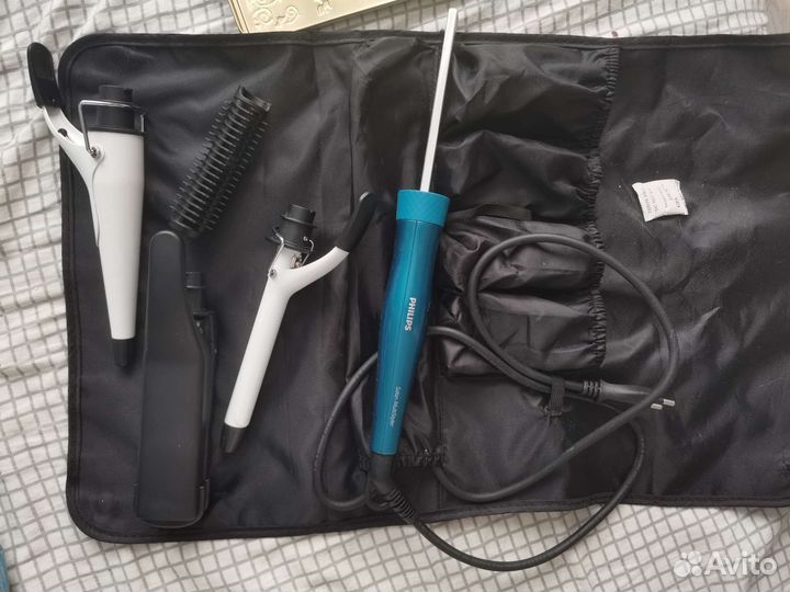 Щипцы для укладки волос с разными насадками