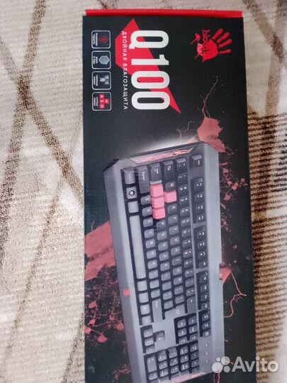 Клавиатура проводная A4Tech Bloody Q100