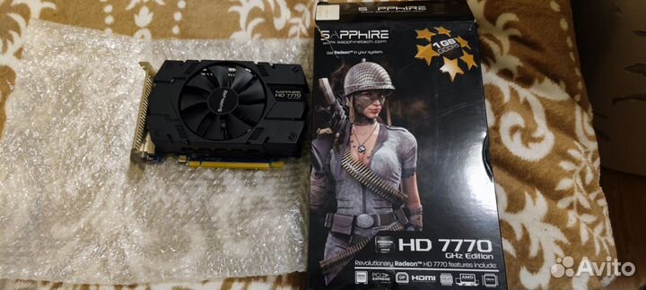 Видеокарта Radeon HD 7700 1 gb DDR5