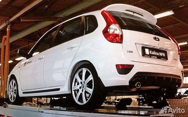 Бампер LADA kalina 2 спорт ваз тюнинг