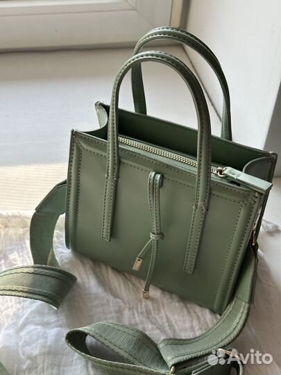 Мини сумка Zara (мятная) женская