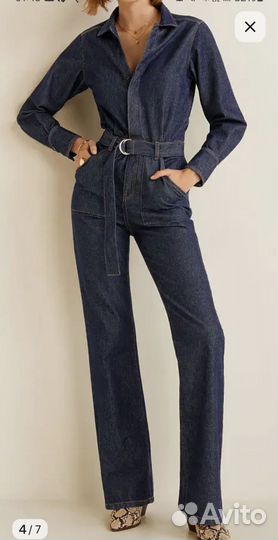 Комбинезон джинсовый