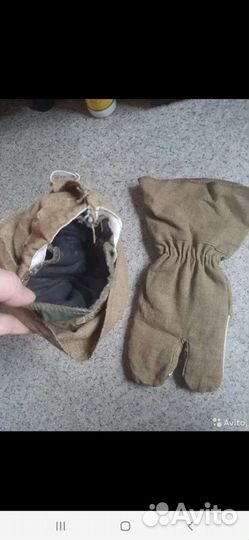 Краги трехпалые теплые