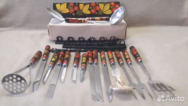 Набор для кухни,Хохлома