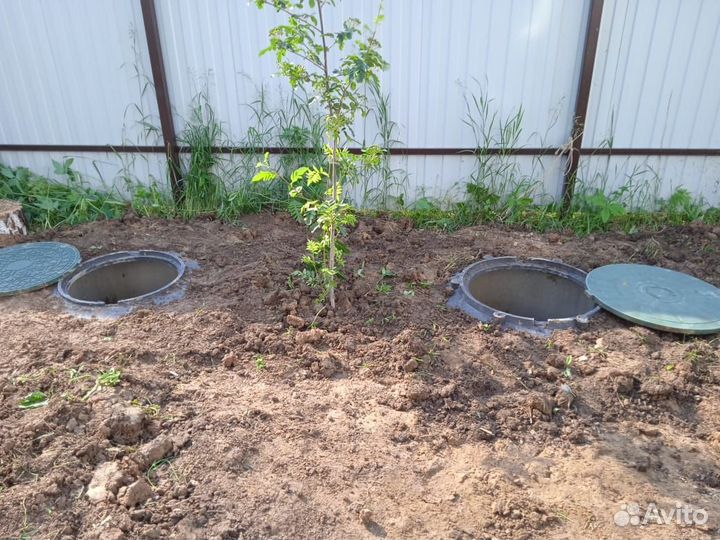 Канализация из бетонных колец под ключ