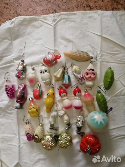 Ёлочные стеклянные игрушки,Каска