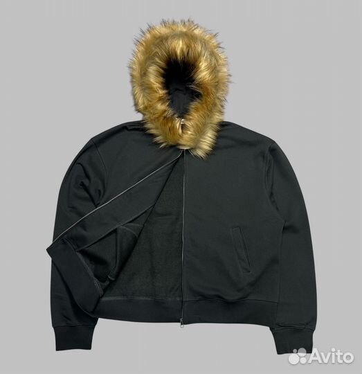 Зип худи с мехом Jaded London