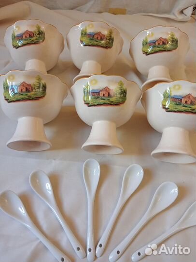 Столовый сервиз, набор ложек, кофейный сервиз
