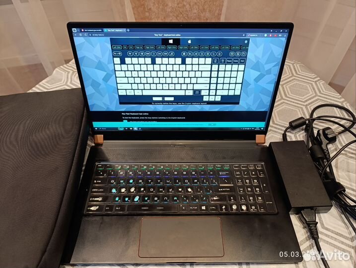 Ноутбук 240гц MSI GS75 Stealth 9SG
