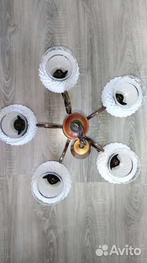 Люстра потолочная винтаж Югославия