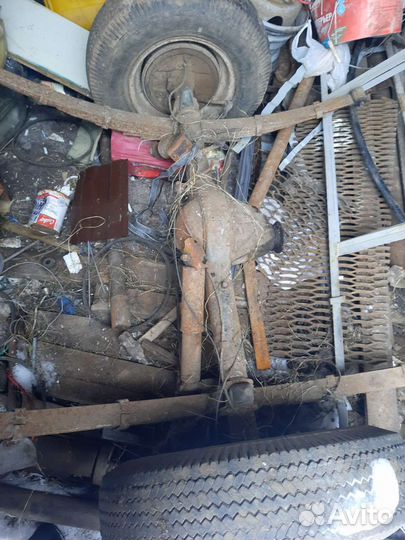Задний мост москвич,кпп,4 колесо,Рулевая колонка