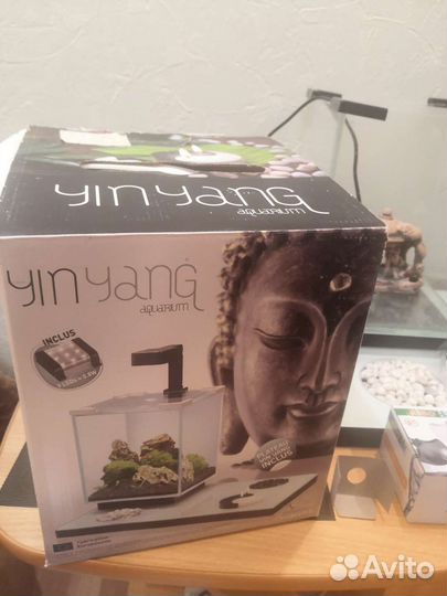 Аквариум 12 л, комплектующие, бу