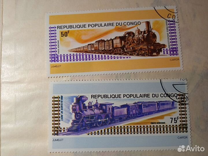 Почтовые марки Republique Populaire du Congo