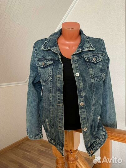 Джинсовая куртка женская 46