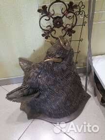 Чучело кабана из кованой стали