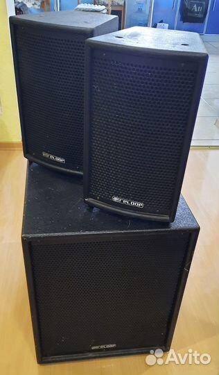 Активный Сабвуфер+Колонки 700W RMS Reloop PA-700