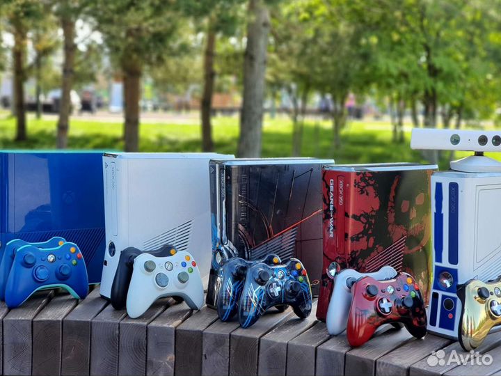 Xbox 360 250 & 500gb прошит + 95 игр fifa 19, GTA