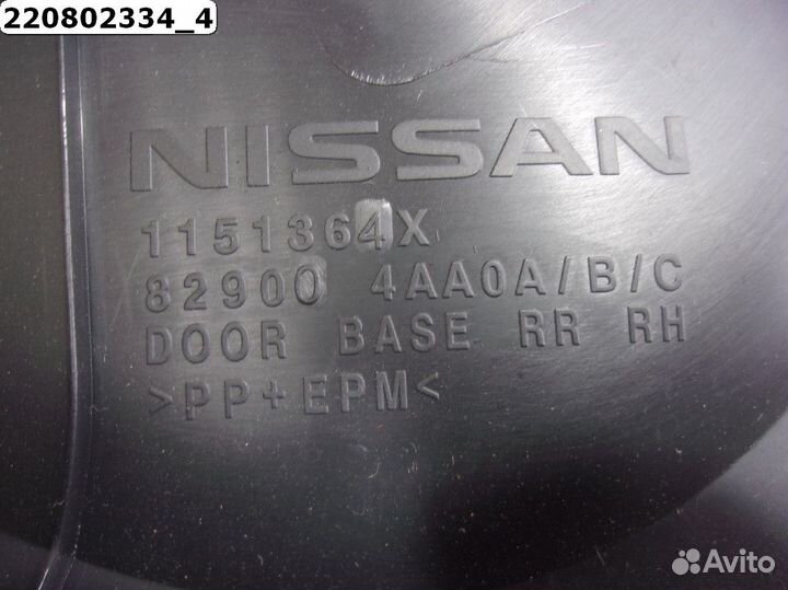 Обшивка двери задней правой Nissan Almera G15