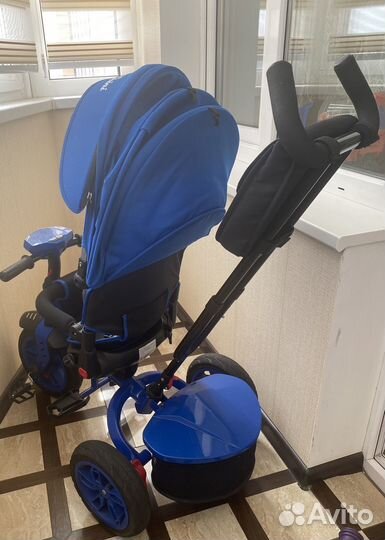 Велосипед коляска с ручкой