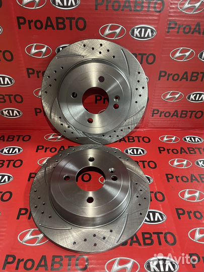 Задний тормозной диск Hyundai Solaris Kia rio