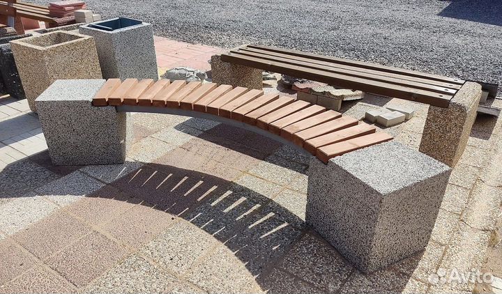 Скамейки кашпо