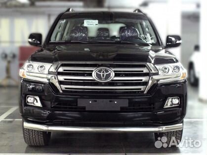 Защита переднего бампера Toyota Land Cruiser 200