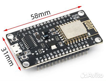 WiFi модуль ESP8266 D1 Mini Pro, NodeMcu