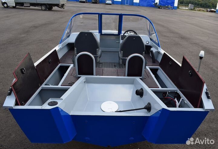 Новый катер для рыбалки Gold Fisher 480 DCM fish