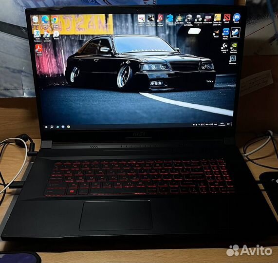 Игровой ноутбук MSI, 17.3, Inel I5, RTX 3060